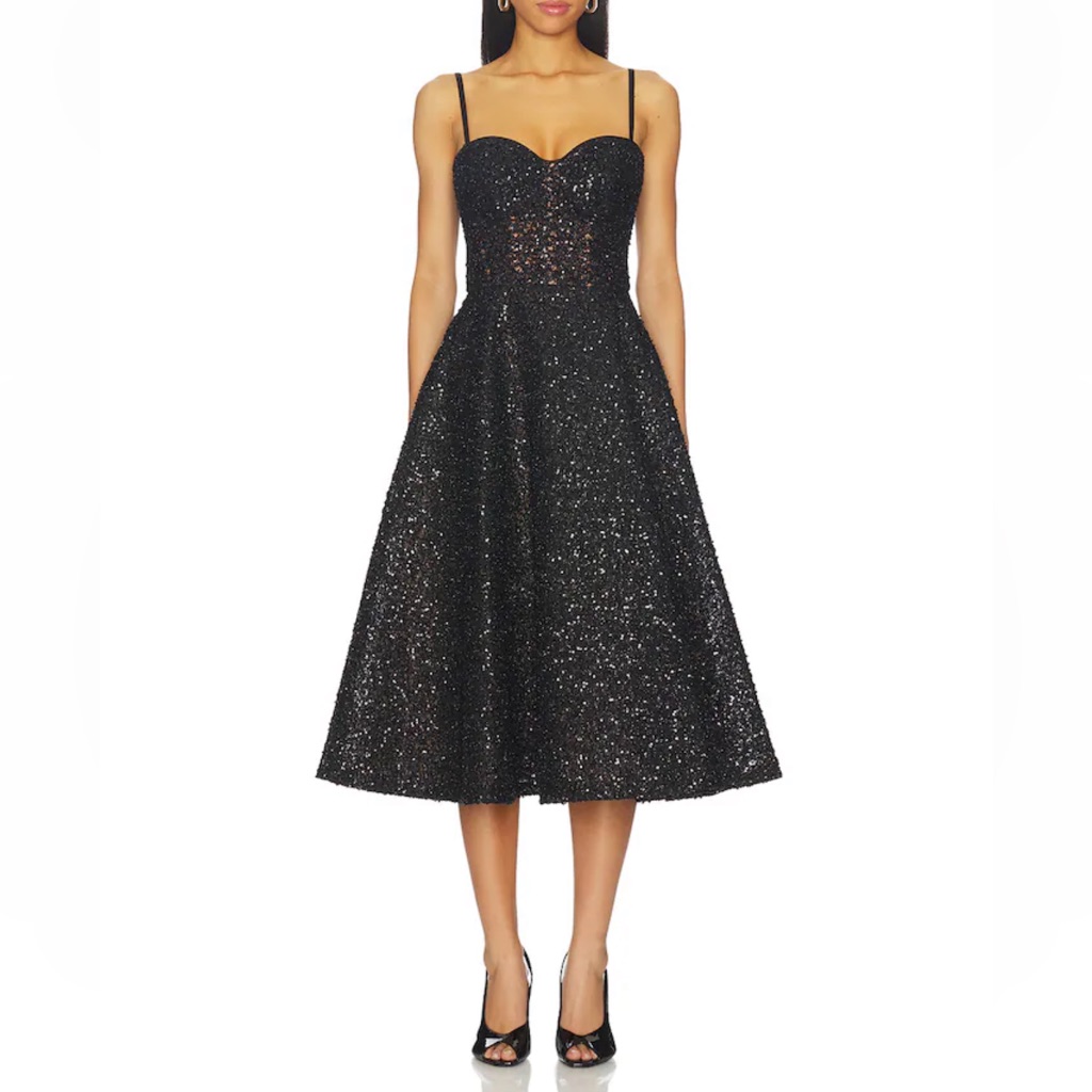 New Nadine Merabi Marilyn Rhinestone Cocktail Dress